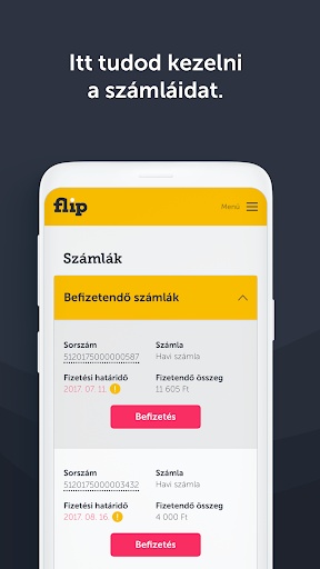 Flip alkalmazás ekran görüntüsü
