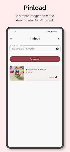 Pinterest İçin Video İndirici ekran görüntüsü