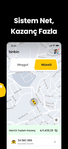 BinBin Sürücü ekran görüntüsü