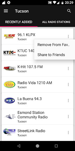 Tucson Radio Stations - USA ekran görüntüsü