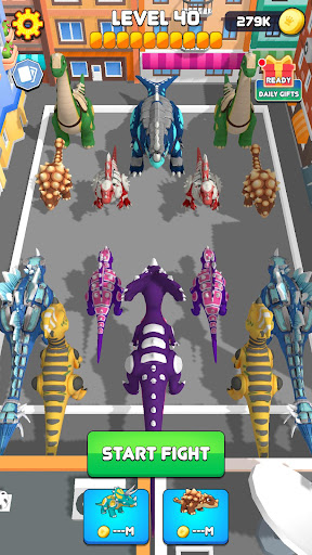 Color Dinosaur Collect Battle ekran görüntüsü