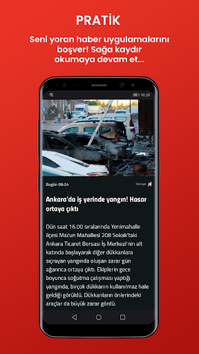 Moment: Haber ekran görüntüsü