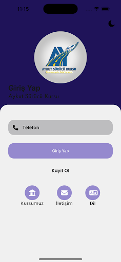 Aykut Sürücü kursu ekran görüntüsü