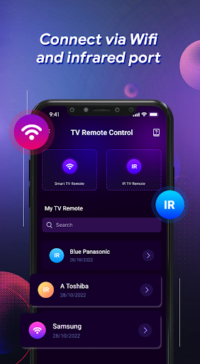 TV için uzaktan kumanda ekran görüntüsü