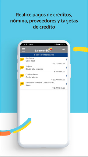 Bancolombia Empresas ekran görüntüsü