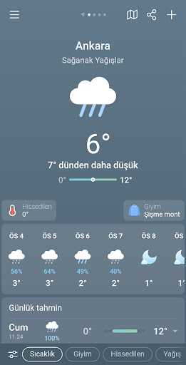 Weather Sky - Hava Durumu ekran görüntüsü