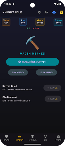 Knight Idle Online ekran görüntüsü