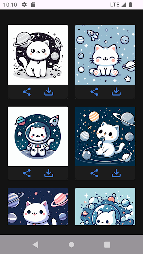 Space Kitty Images ekran görüntüsü
