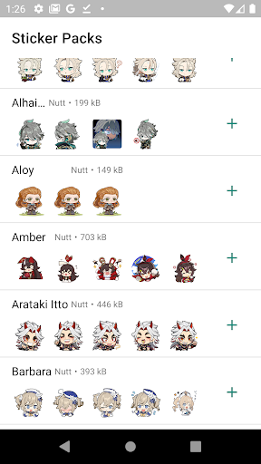 GI Stickers ekran görüntüsü