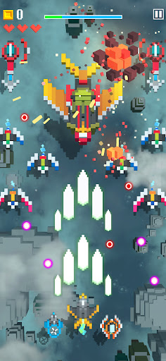 Sky Wings: Pixel Fighter 3D ekran görüntüsü