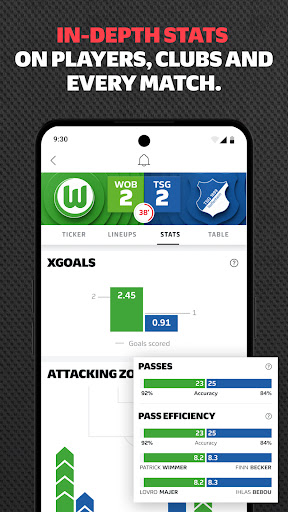 Bundesliga: Live Soccer Scores ekran görüntüsü