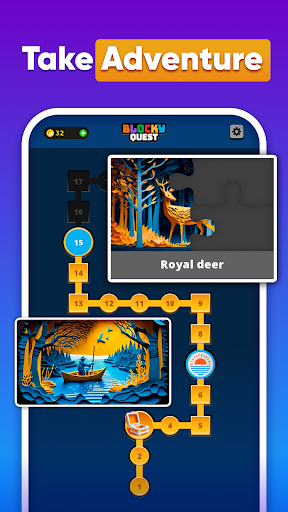 Blocky Quest - Classic Puzzle ekran görüntüsü