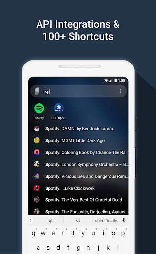 Sesame Search & Shortcuts ekran görüntüsü