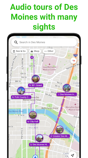 Des Moines SmartGuide ekran görüntüsü