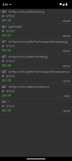 Simple HTTP Server ekran görüntüsü