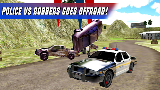 Police Car Chase Offroad ekran görüntüsü