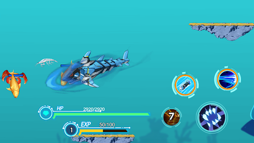 Robot Shark & Eat Fish.io ekran görüntüsü