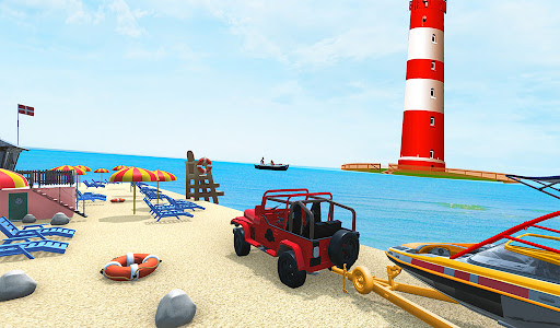 Off-road caravan kamyon 3D ekran görüntüsü