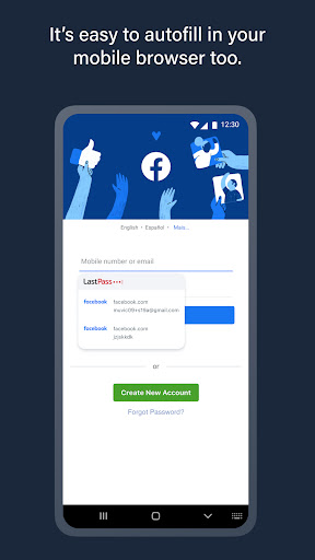 LastPass Password Manager ekran görüntüsü