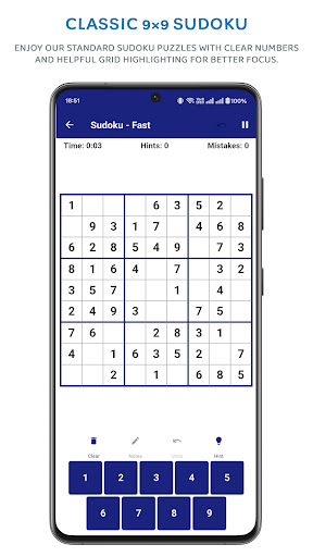 Sudoku Puzzle - Brain Games ekran görüntüsü