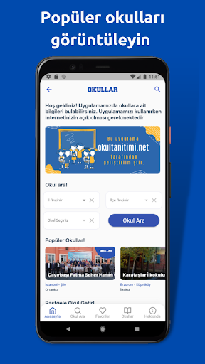 Okullar ekran görüntüsü