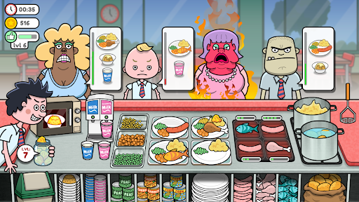 Feed the School! Cooking Chaos ekran görüntüsü