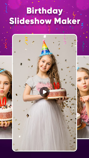 Birthday Video Maker with Song ekran görüntüsü