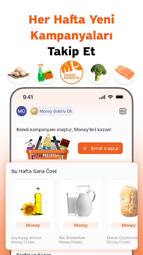 Money: Migros Kampanya, Finans ekran görüntüsü