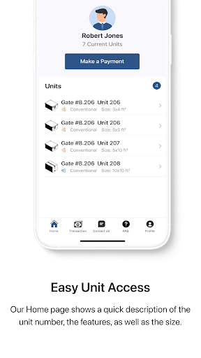 The Storage App ekran görüntüsü