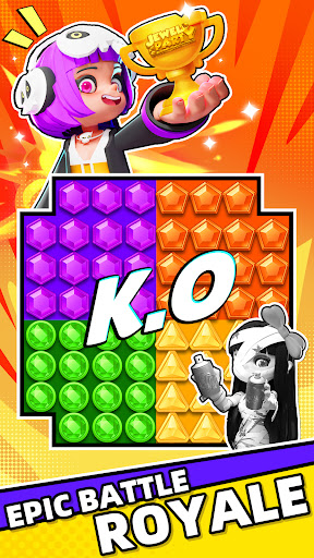 Jewel Party: Match 3 PVP ekran görüntüsü