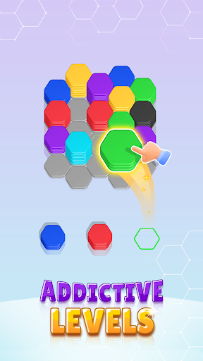 Royal Hexa - Color Sort Puzzle ekran görüntüsü