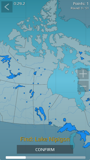 Canada Map Quiz ekran görüntüsü