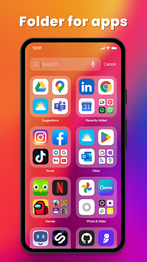 Launcher OS 18 ekran görüntüsü