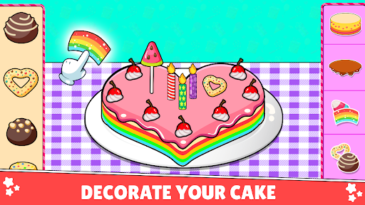 Kids Cake Birthday Party Games ekran görüntüsü