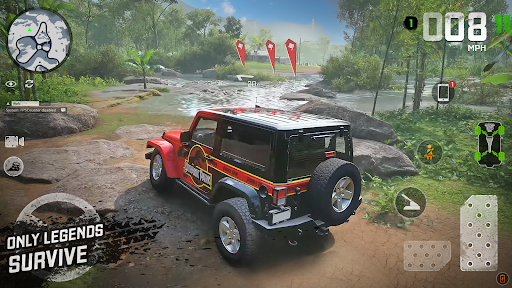 4x4 Jeep Driving Sim Game 3D ekran görüntüsü