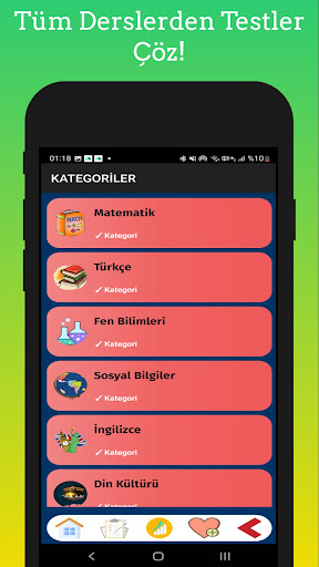 3. Sınıf Test Çöz Tüm Dersler ekran görüntüsü