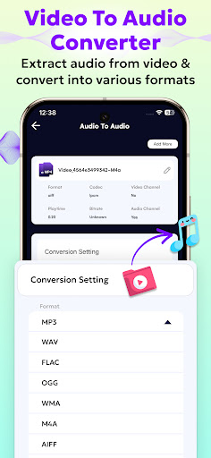 MP3 Converter, Audio Extractor ekran görüntüsü
