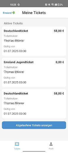 EL Busticket ekran görüntüsü
