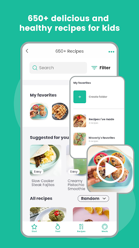 Kids Meals: Recipes & Guides ekran görüntüsü