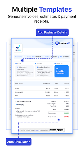 Invoice Maker & Estimate App ekran görüntüsü