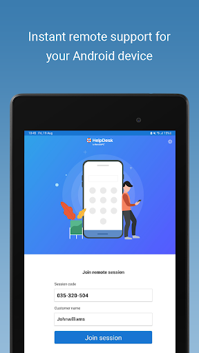 HelpDesk Host ekran görüntüsü
