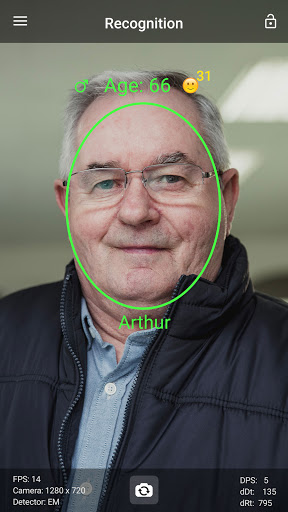 SAFR Recognition ekran görüntüsü