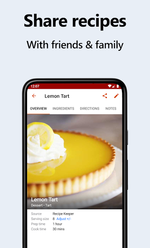 Recipe Keeper ekran görüntüsü