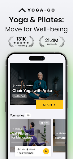 Yoga-Go Pilates & Yoga Workout ekran görüntüsü