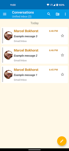 FairEmail, privacy aware email ekran görüntüsü