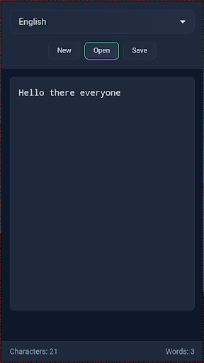 TXT Editor ekran görüntüsü