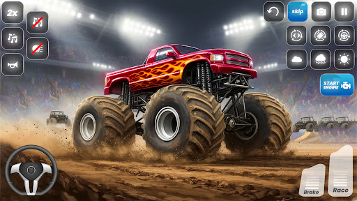 Monster Truck 3D Offline Games ekran görüntüsü