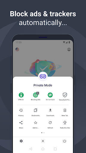 AVG Secure Browser ekran görüntüsü