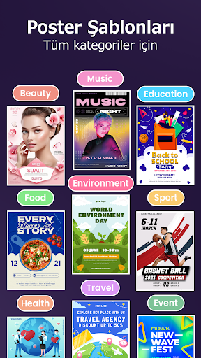 Poster Maker: Tasarım Posteri ekran görüntüsü
