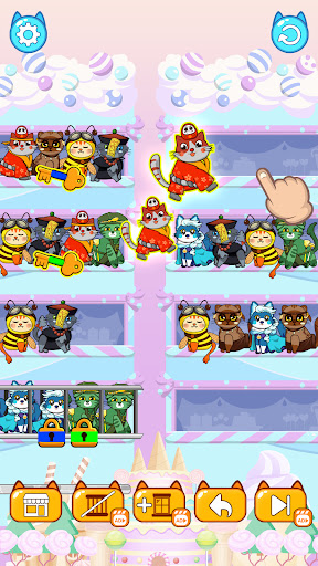 Cat Sort Puzzle : Color Games ekran görüntüsü